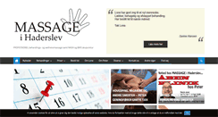 Desktop Screenshot of massageihaderslev.dk